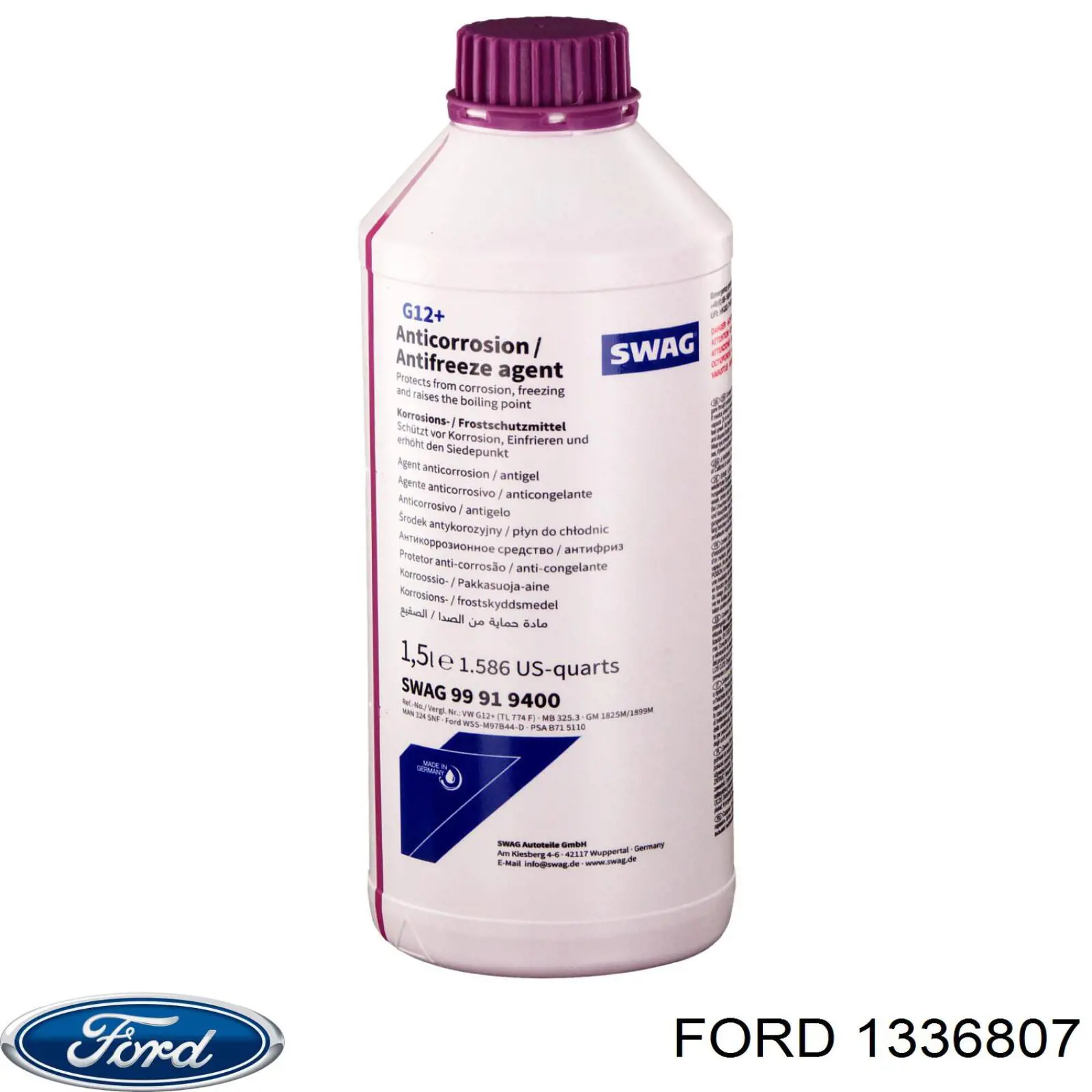 Антифріз CART999CT12PLUS20L Cartechnic
