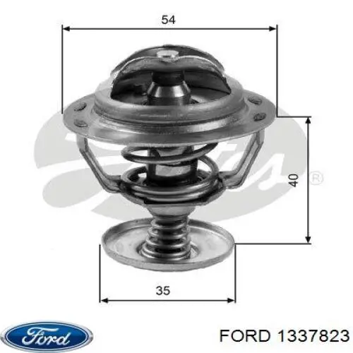 Кожух термостата Ford 1337823 ціна, від 10.91 USD