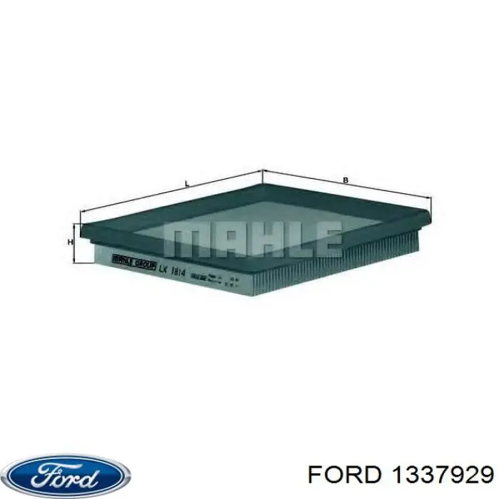 Елемент повітряного фільтра Ford 1337929 ціна, від 16.76 USD