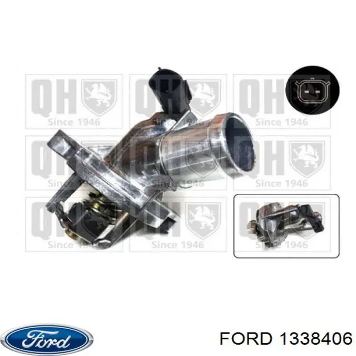 1338406 Ford Підкрилок задній правий