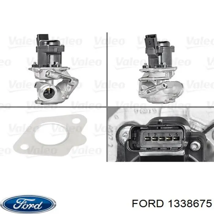 1338675 Ford клапан egr, рециркуляції газів