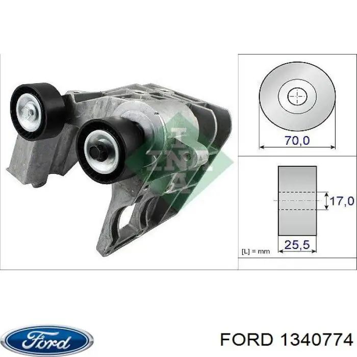 Купити 1340774 Ford Кронштейн генератора
