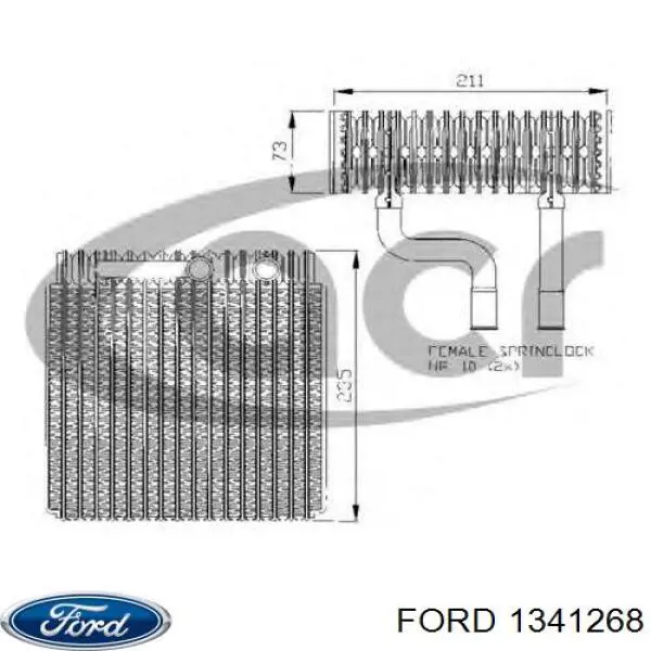 Підаль газу Ford 3M519F836AH ціна, від 17.08 USD