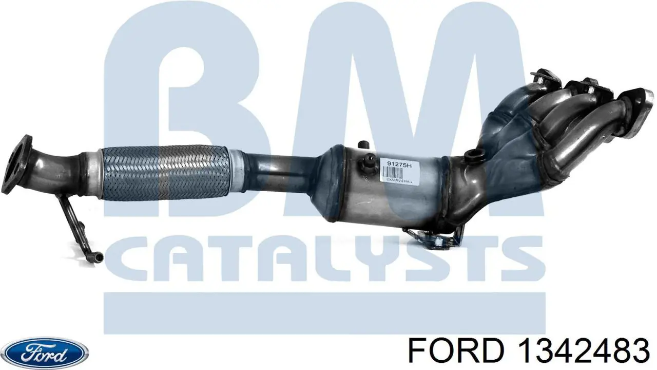 Конвертор-каталізатор (каталітичний нейтралізатор) Ford 1342483 ціна, від 231.27 USD