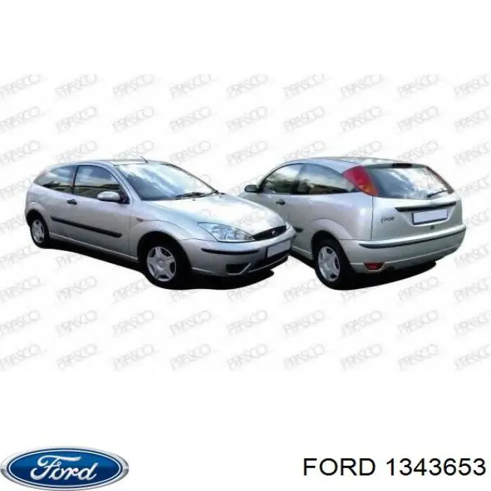 1343653 Ford фара права