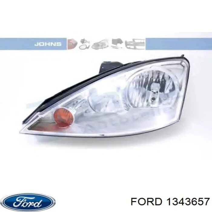 1343657 Ford Фара дальнього світла в зборі