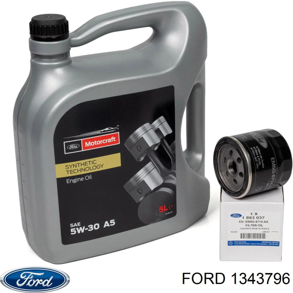 1343796 Ford Масло двигуна
