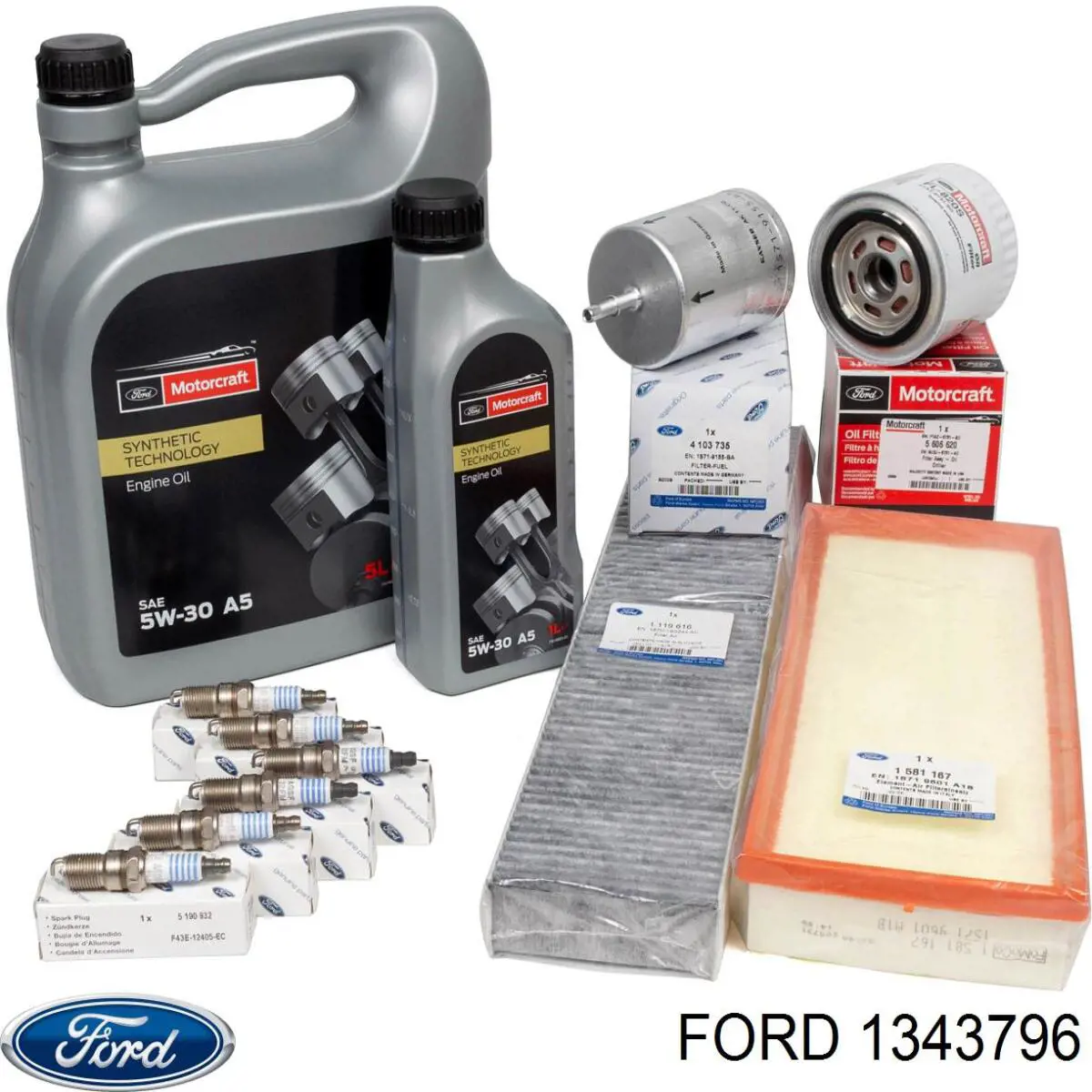 Моторне масло 1343796 Ford