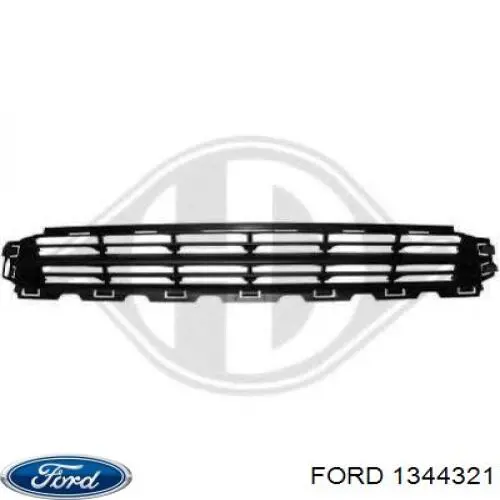 Решітка переднього бампера, центральна Ford 1344321 ціна, від 18.90 USD