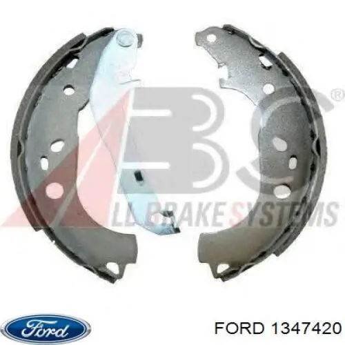 1347420 Ford Колодки гальмівні задні, барабанні