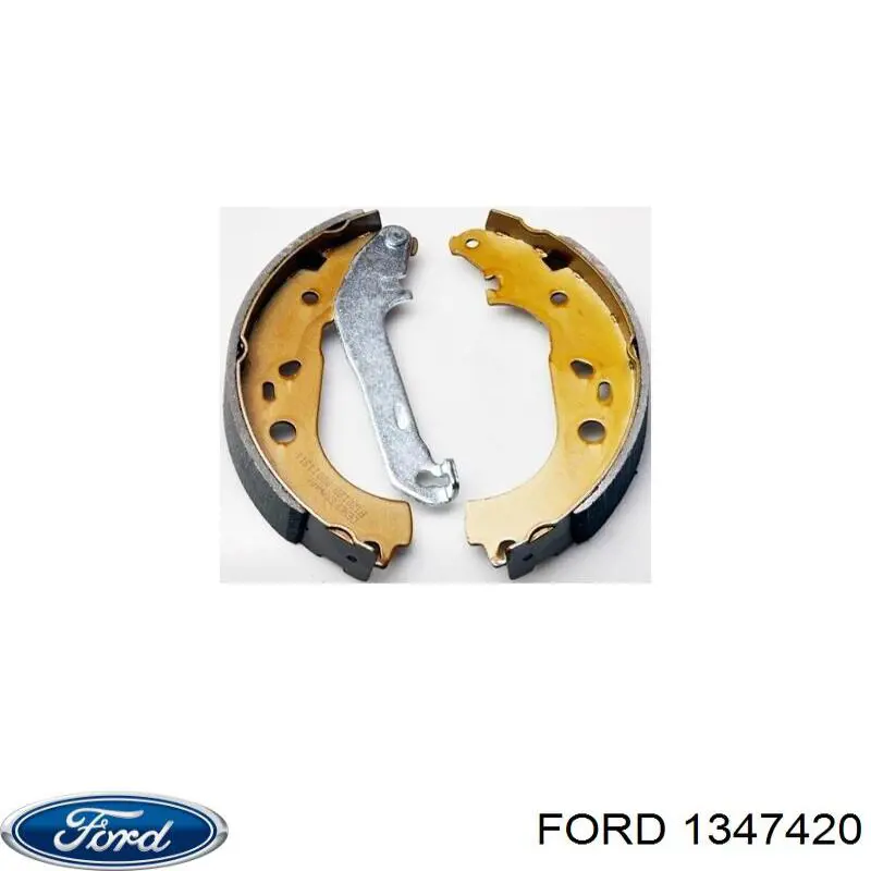 Колодки гальмові задні, барабанні 1347420 Ford
