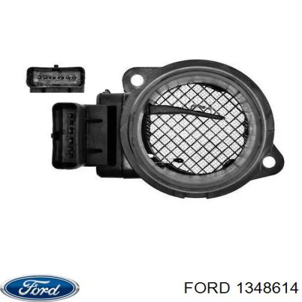 1348614 Ford датчик потоку (витрати повітря, витратомір MAF - (Mass Airflow))