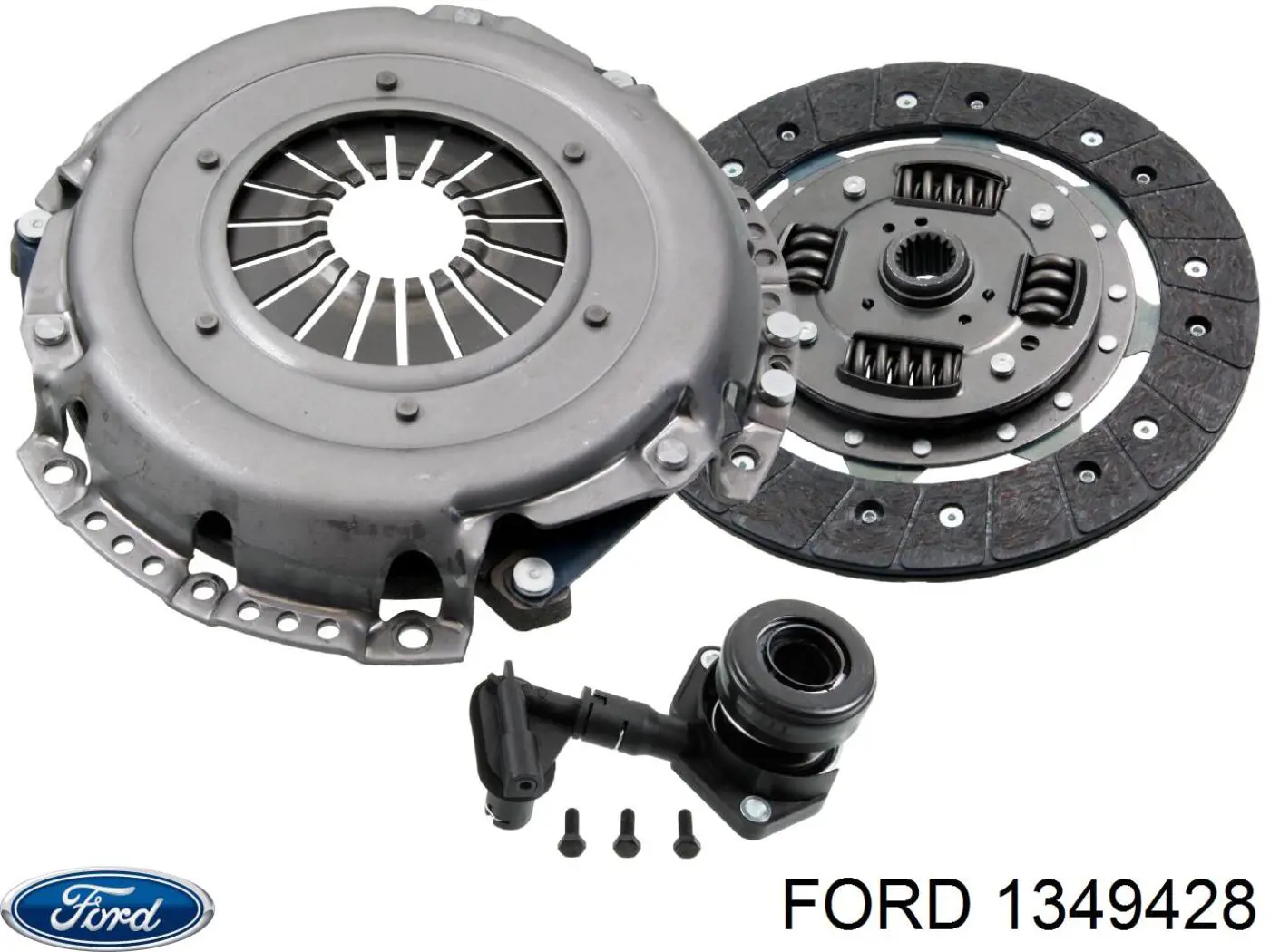 Купити 1349428 Ford Комплект зчеплення (диск, корзина, підшипник)