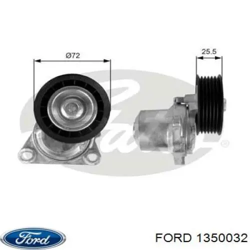 Купити 1350032 Ford Натягувач приводного ременя