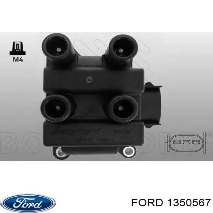 Купити 1350567 Ford Котушка запалювання