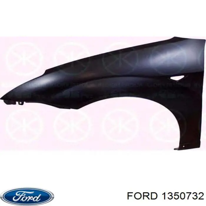 Ліве переднє крило Ford 1350732 ціна, від 41.02 USD