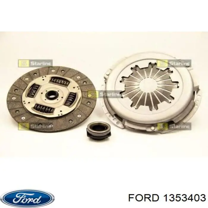 Комплект зчеплення (3 частини) Ford 1353403 ціна, від 283.51 USD