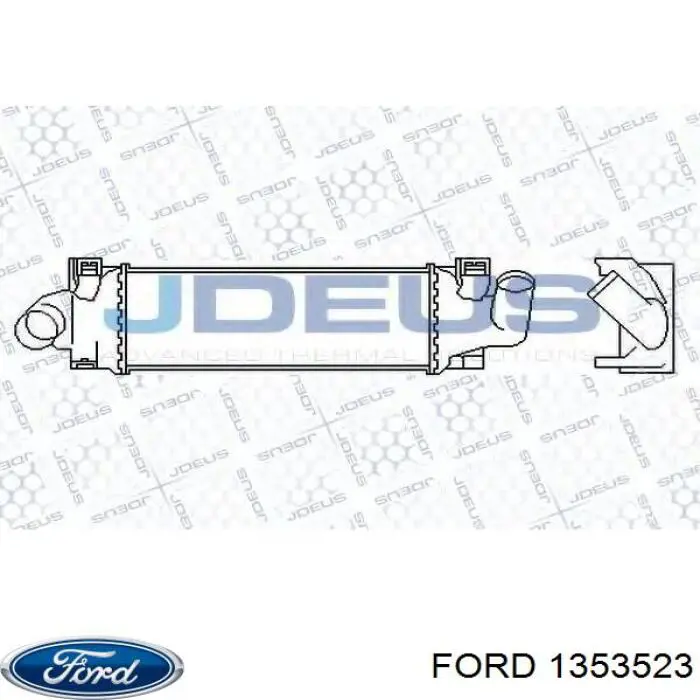 Купити 1353523 Ford Радіатор интеркуллера