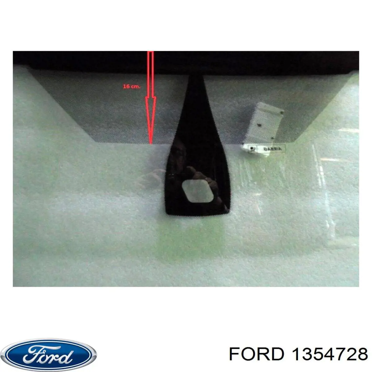 Автоскло Ford 1354728 ціна, від 92.32 USD
