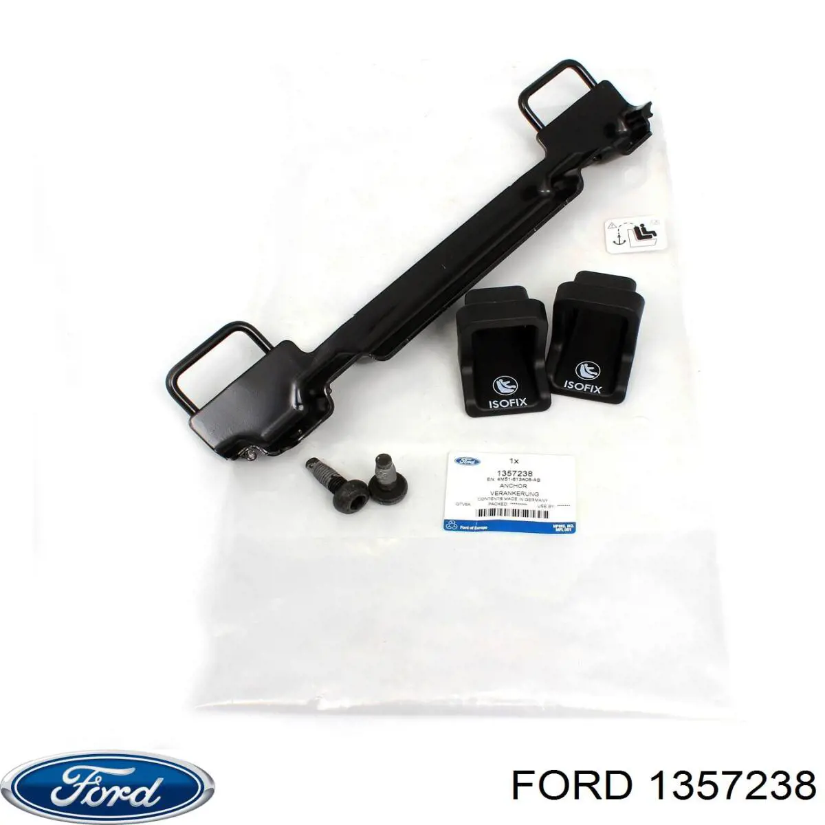 Кріплення дитячого сидіння ISOFIX Ford Focus 3 (CB8) (Форд Фокус)