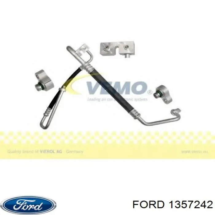 Купити 1357242 Ford Шланг кондиціонера, від компресора до радіатора