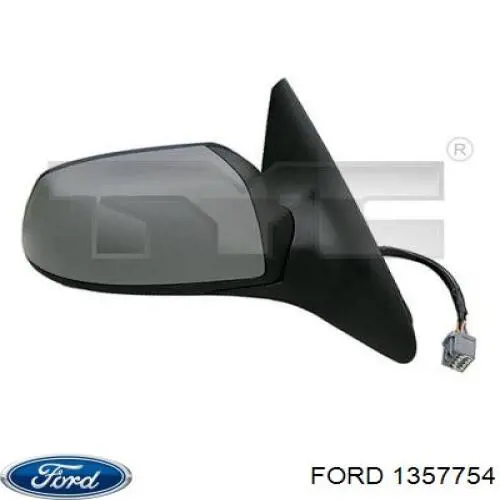 1357754 Ford накладка дзеркала заднього виду, права