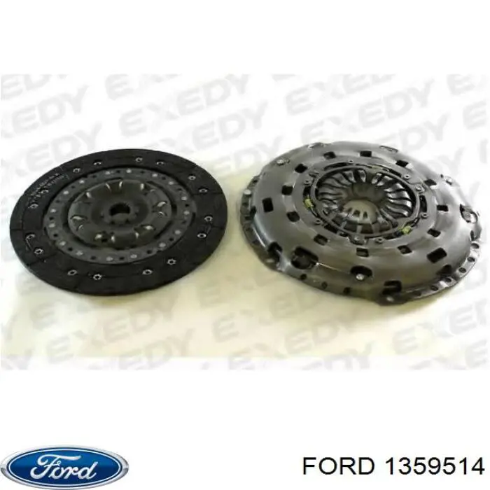 Купити 1359514 Ford Комплект зчеплення (диск, корзина, підшипник)