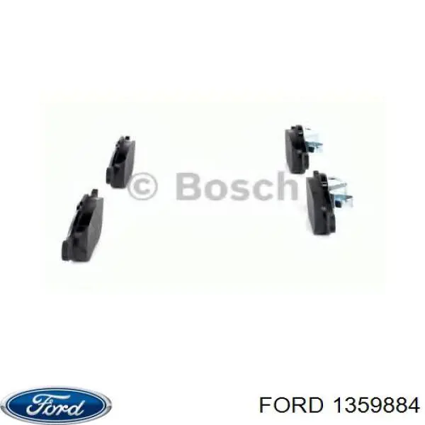 1359884 Ford Передні гальмівні колодки