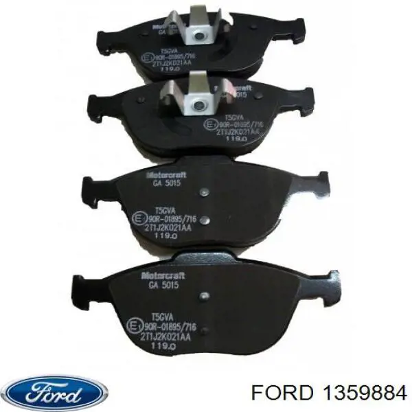 Купити 1359884 Ford Колодки гальмівні передні, дискові
