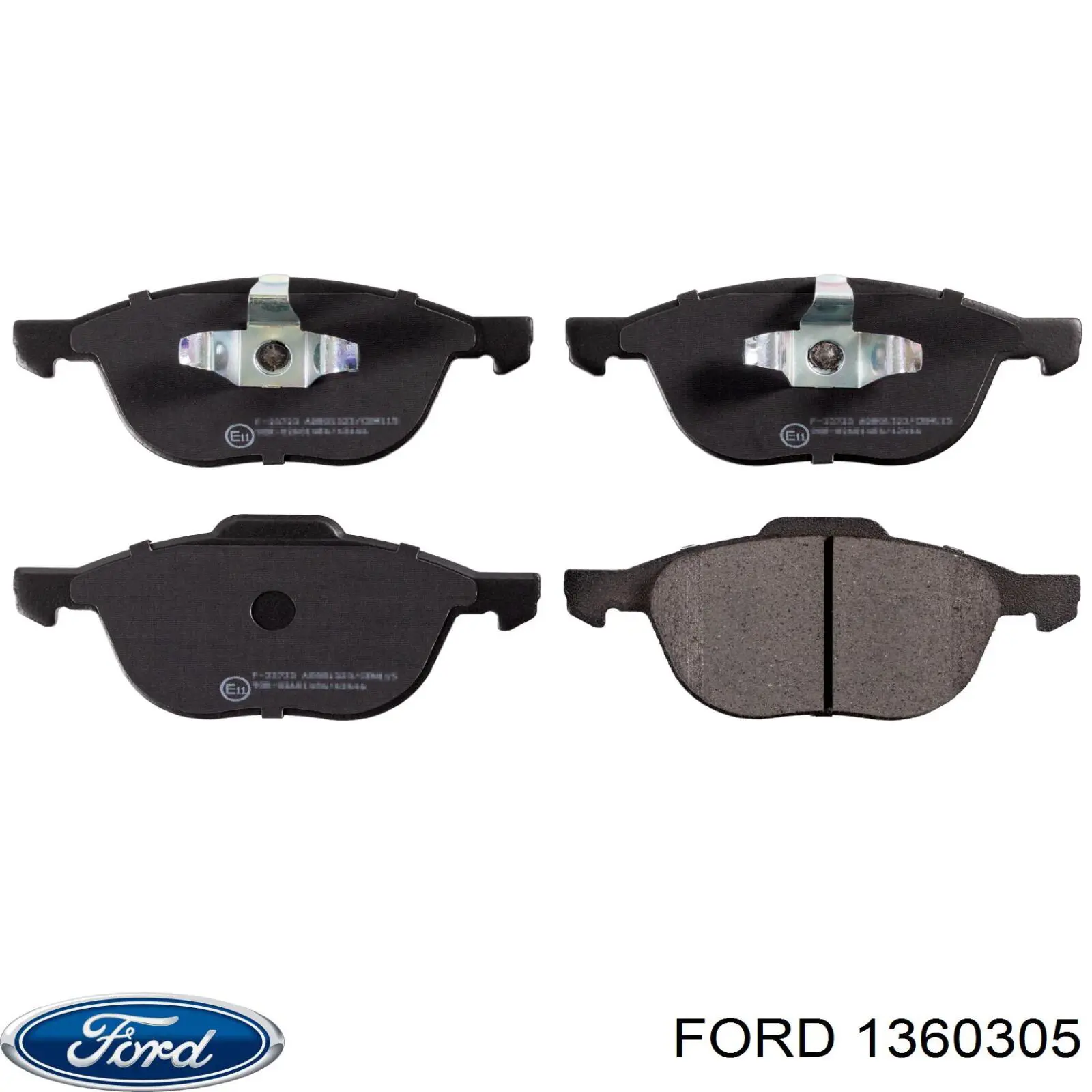 Гальмівні колодки Ford 1360305 ціна, від 22.82 USD