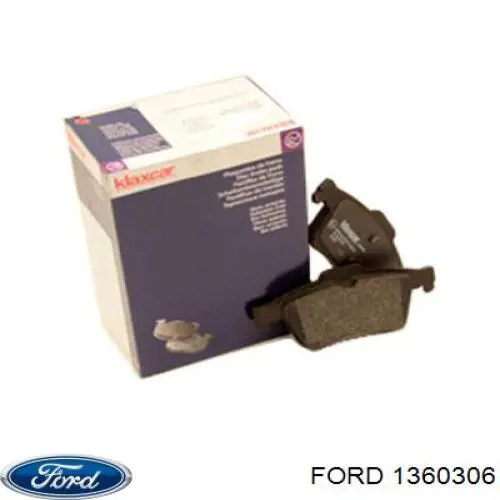 1360306 Ford Колодки гальмівні задні, дискові