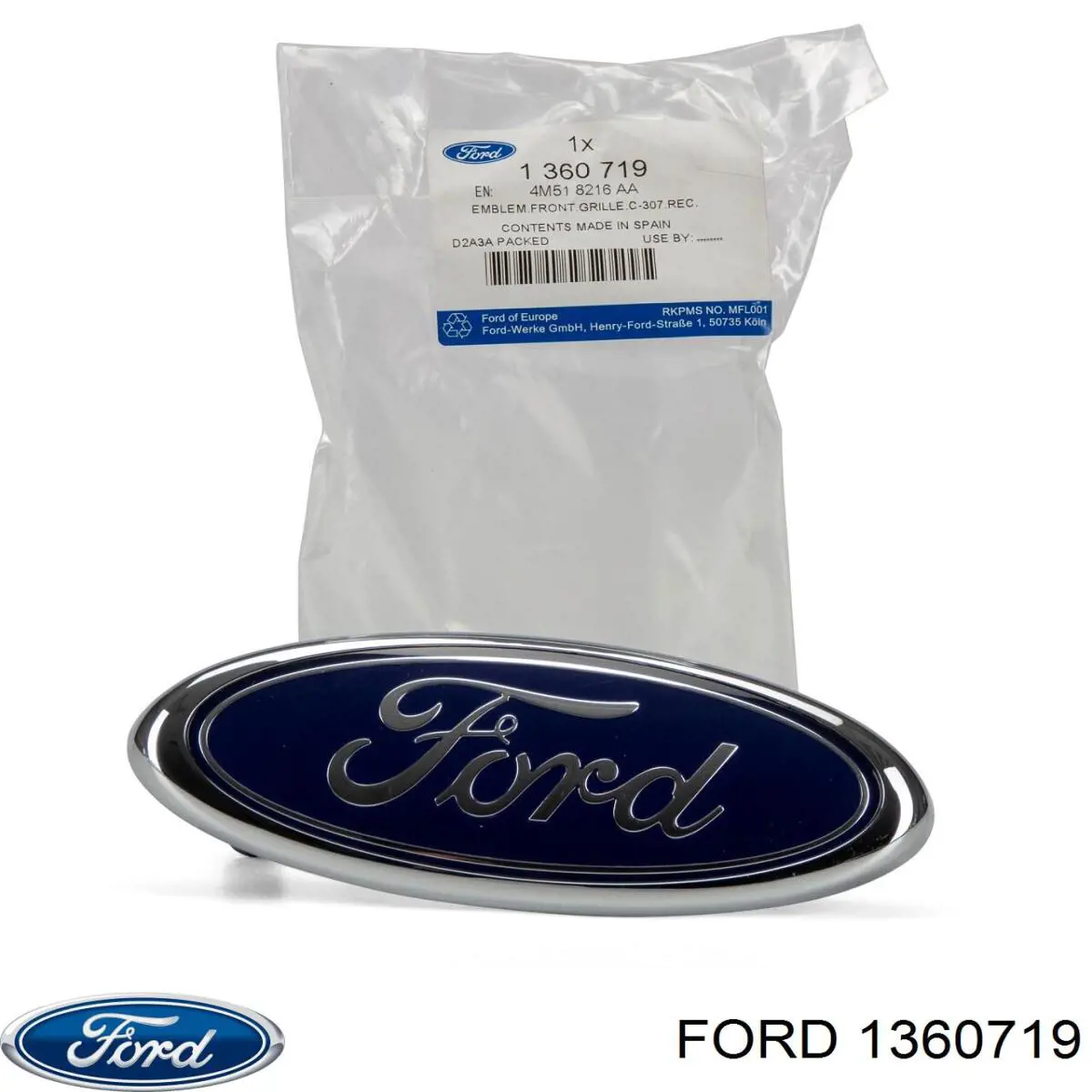 Емблема решітки радіатора Ford C-Max (CB3) (Форд C-Max)