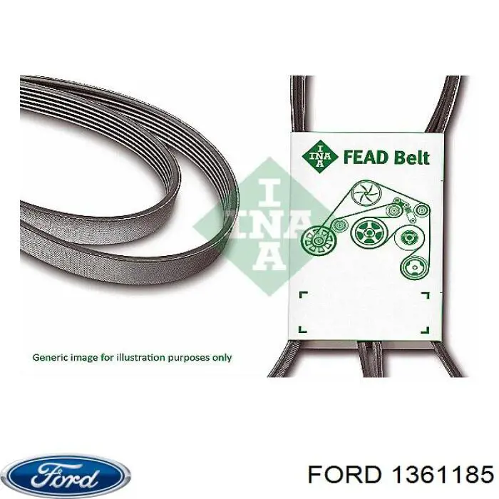 Купити 1361185 Ford Ремінь генератора