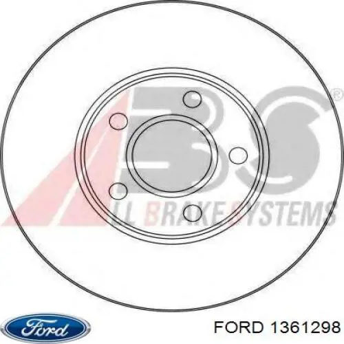 1361298 Ford Гальмо дискове переднє