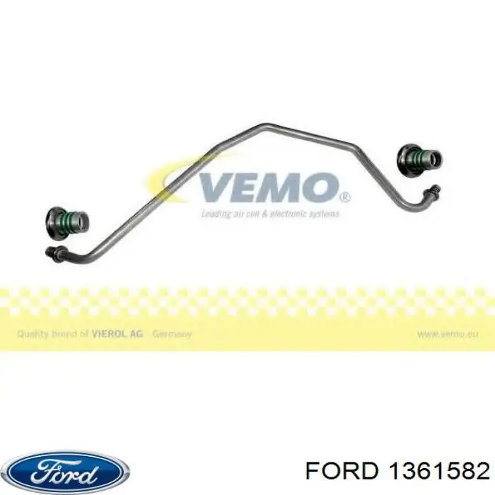 Купити 2S6H19A705AF Ford Шланг кондиціонера, від радіатора до осушувачу