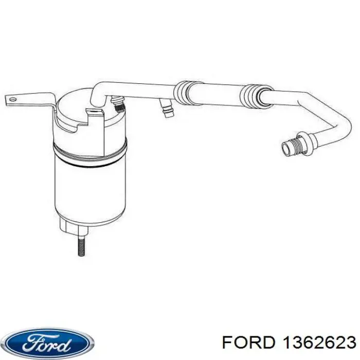Ресивер-осушувач кондиціонера Ford 1362623 ціна, від 32.95 USD