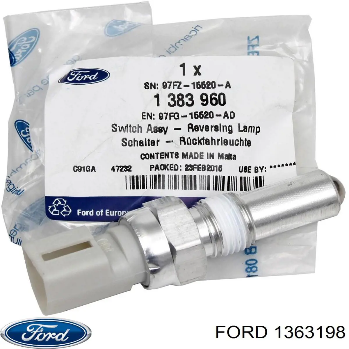 Датчик тиску масла 1363198 Ford