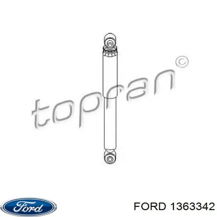 Амортизатор задній 1363342 Ford