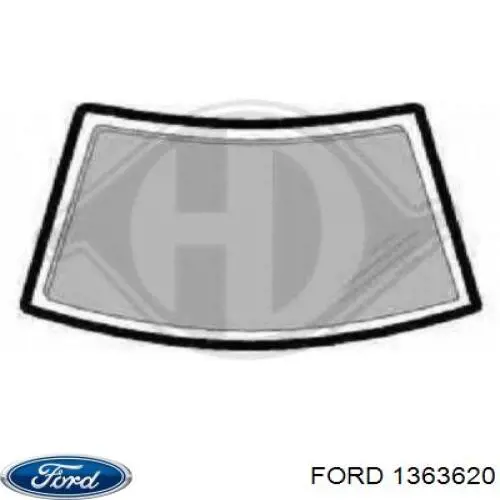 Купити 1522685 Ford Вікно вітрове