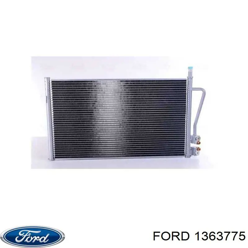 Радіатор кондиціонера 1363775 Ford