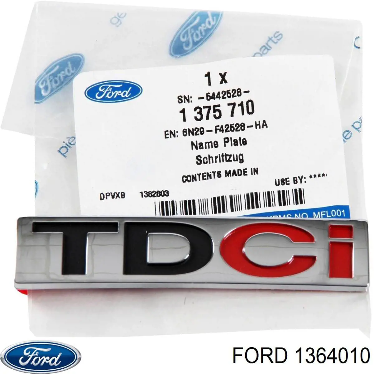 Купити 1364010 Ford Емблема кришки багажника, фірменнийзначок