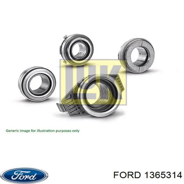 Вижимний підшипник Ford 1365314 ціна, від 15.79 USD