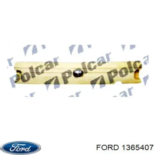 6S7117B968AB Ford решітка переднього бампера, нижня
