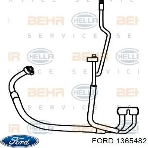 Шланг кондиціонера, від компресора до радіатора Ford 1365482 ціна, від 57.88 USD