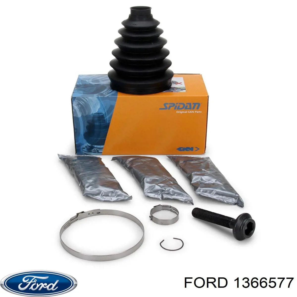 Пильник ШРУСа внутрішній, передній піввісі Ford 1366577