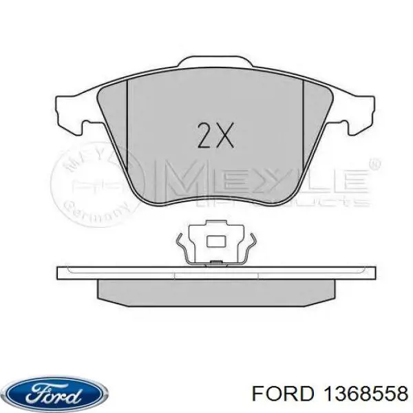 Гальмівні колодки Ford 1368558 ціна, від 45.44 USD