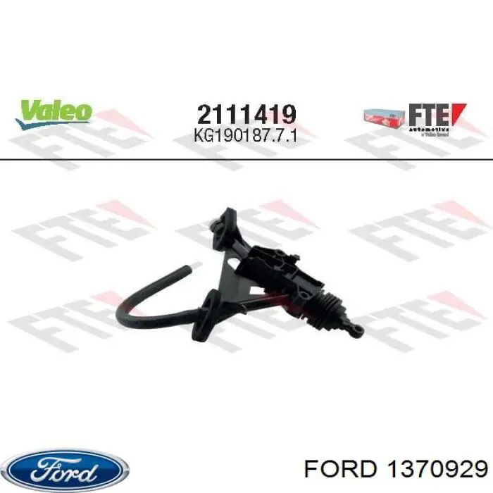 Головний циліндр зчеплення 1370929 Ford