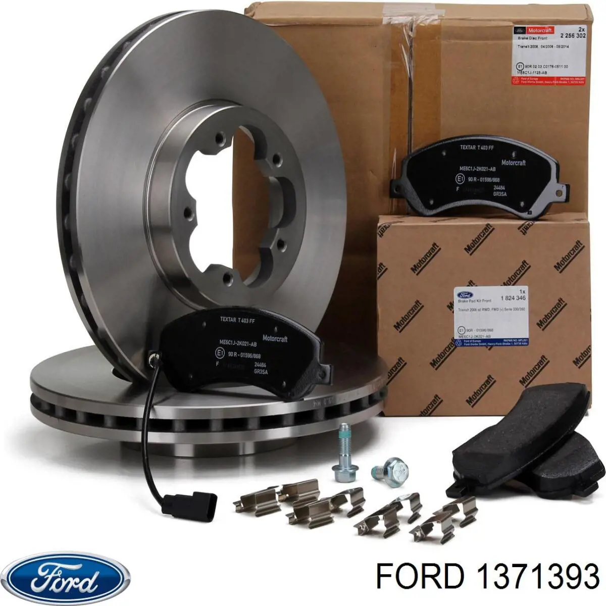 Диск переднього гальма Ford 1371393 ціна, від 50.75 USD