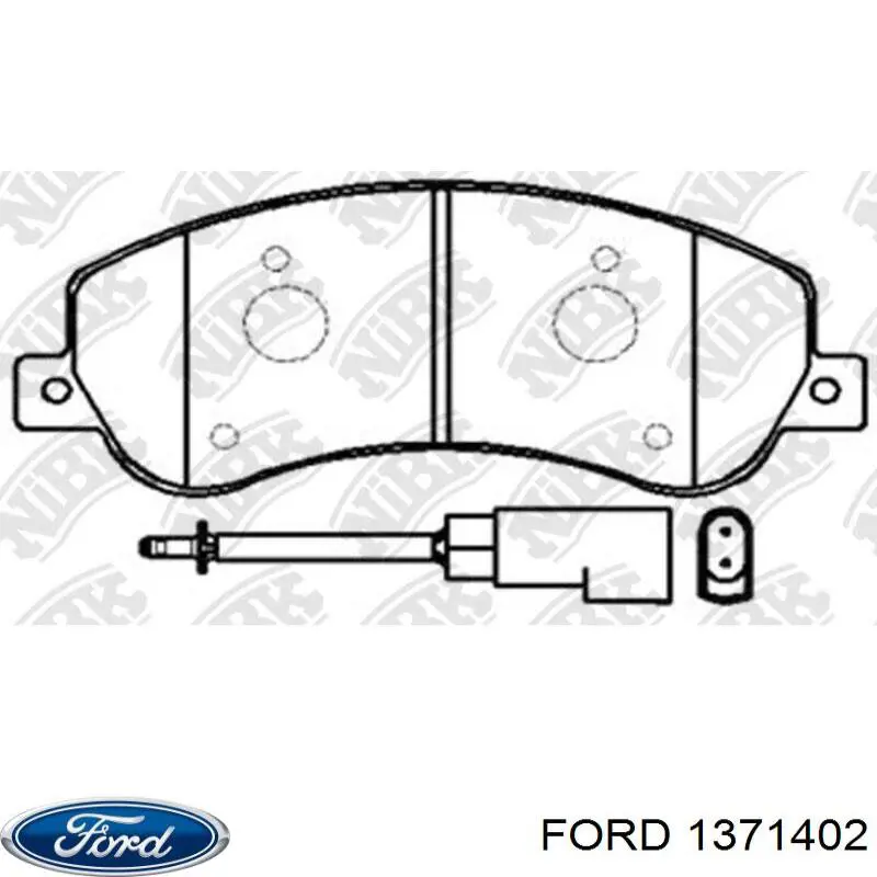 Купити 1371402 Ford Колодки гальмівні передні, дискові
