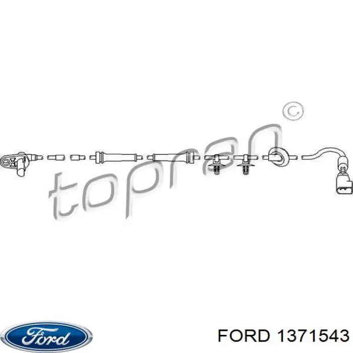 Датчик АБС (ABS) передній 1371543 Ford